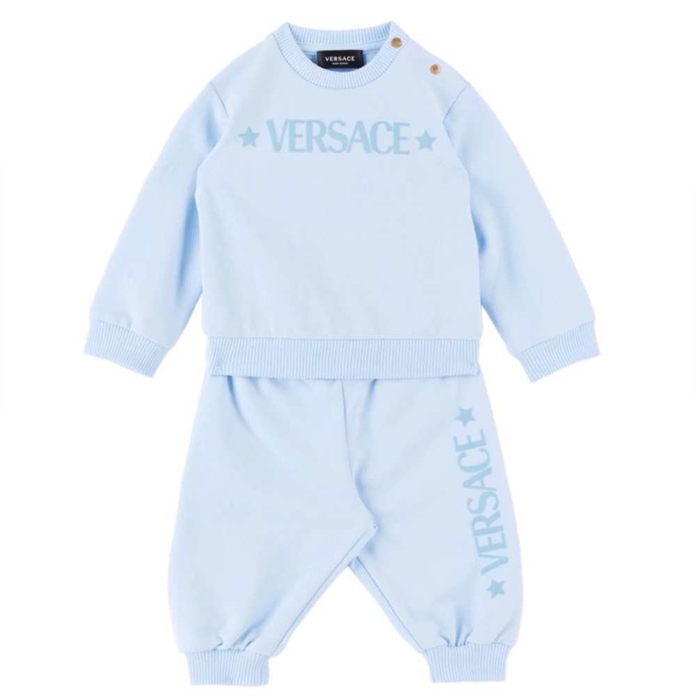 Versace baby blue tracksuit